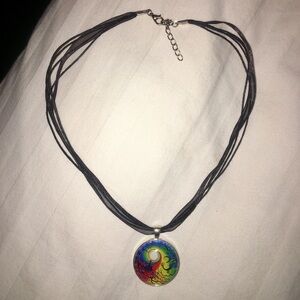 Beautiful Tree of Life with Om symbol necklace